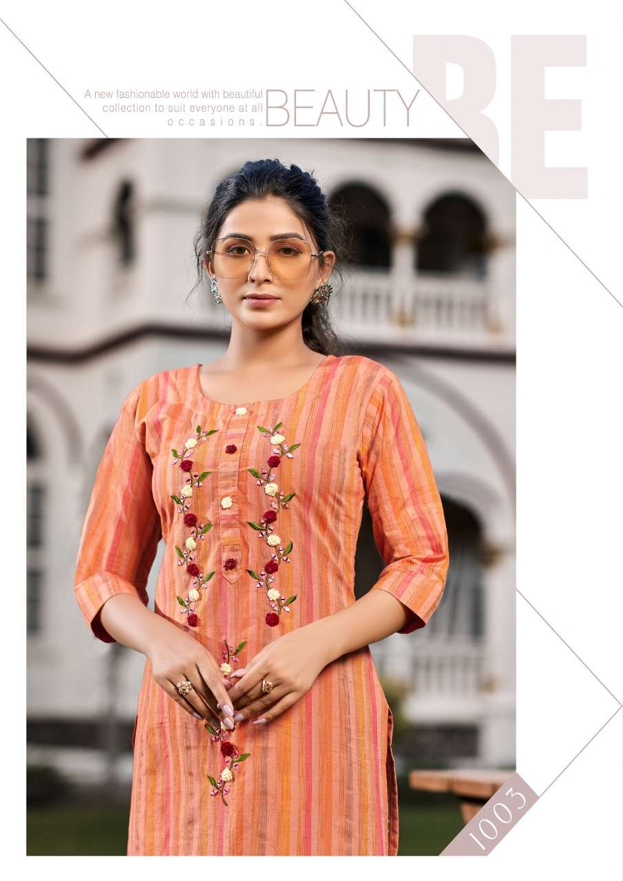 Parra Studio-Mastani Vol 1-Cotton-HandWork-Mirror-Work-Kurti-1003-C